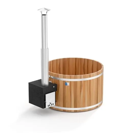 De Kirami Premium Woody M - een echte en traditionele hottub van hoge kwaliteit voor een gemiddeld gezin