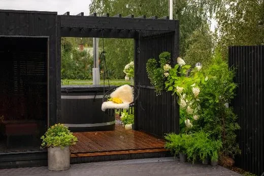 Kirami FinVision® -pergola M Misty, mooie decoratie met planten!