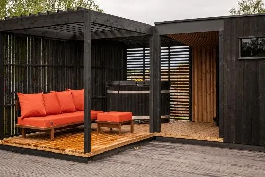 Kirami FinVision® -pergola Misty, hoogstaand design en afwerking