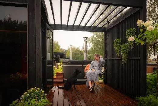Kirami FinVision® -pergola, met of zonder privacyscherm!