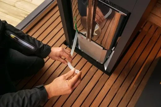 Kirami FinVision® -sauna M Misty, Harvia Virta Combi 10,8 kW - Finse sauna