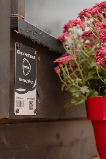 Kirami FinVision® -sauna M Misty  |  Sauna extérieur