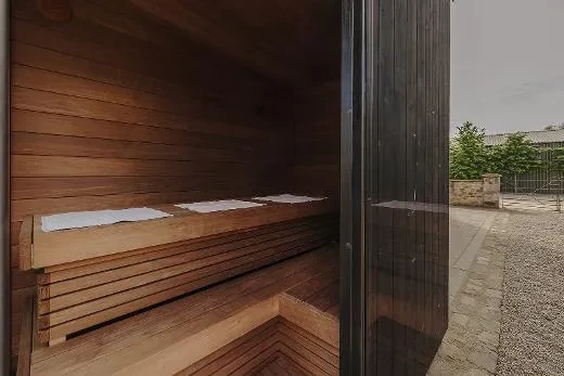 Modules die het plezier en het gemak van saunabaden nog uitbreiden | Kirami FinVision® Annex